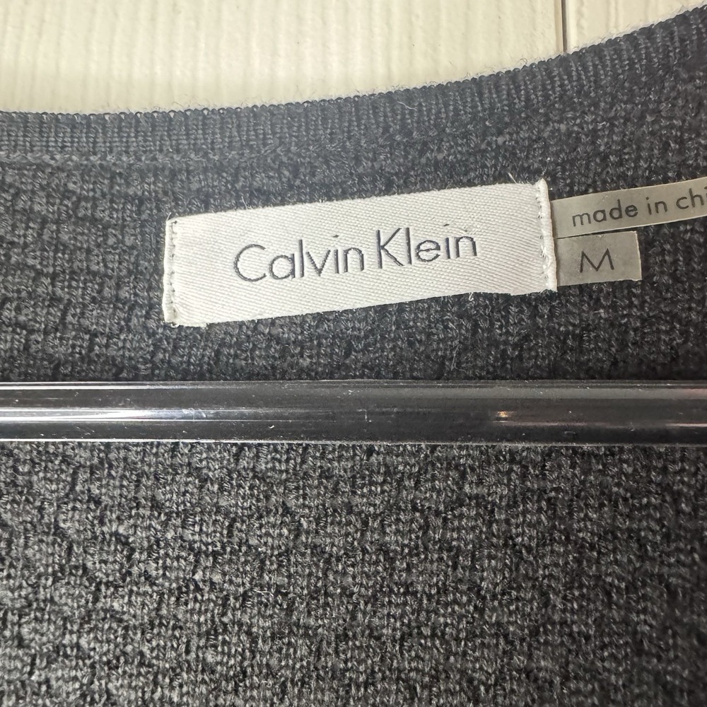 NWOT Calvin Klein Sweater Dress Size Medium Womens Long‎  Sleeve Fit Flare - Picture 3 of 10